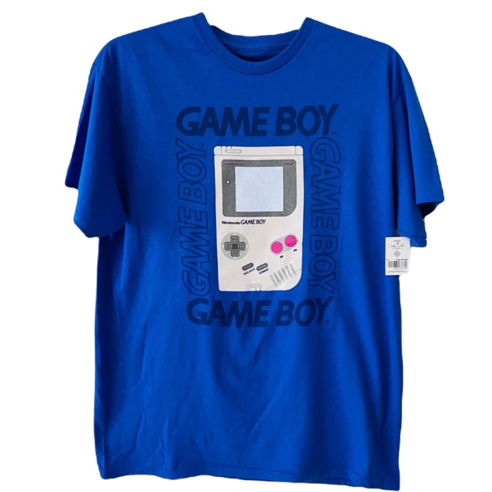 NWT Game Boy Blue T-shirt Mens Large.